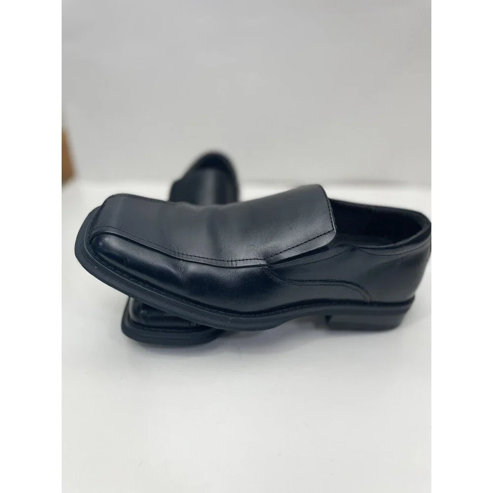 Claiborne Concepts Men’s Duke Classic Leather Dress Shoes Black Size 7M